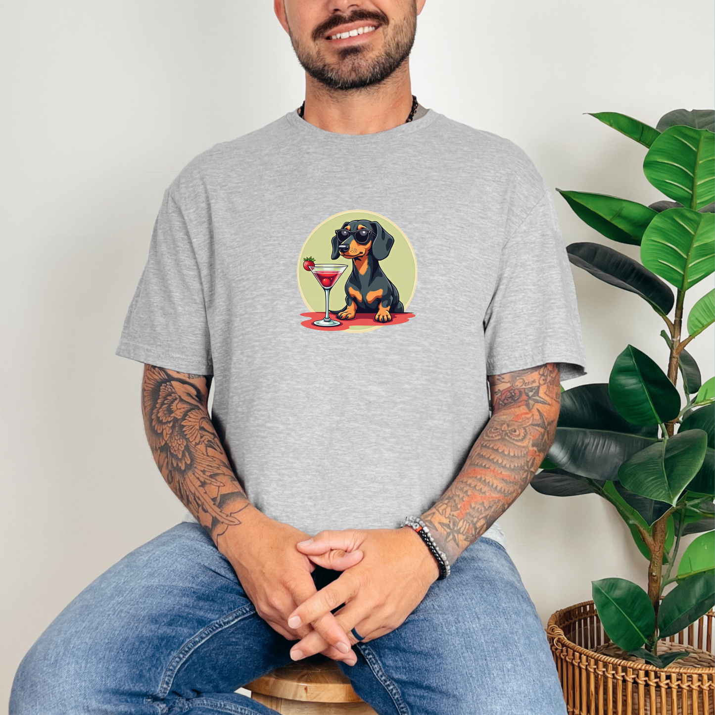 Dachshund strawberry cocktail T-Shirt