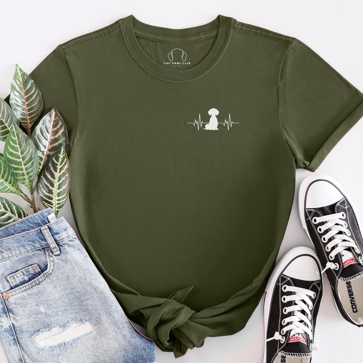 Altijd in mijn hart borst T-shirt