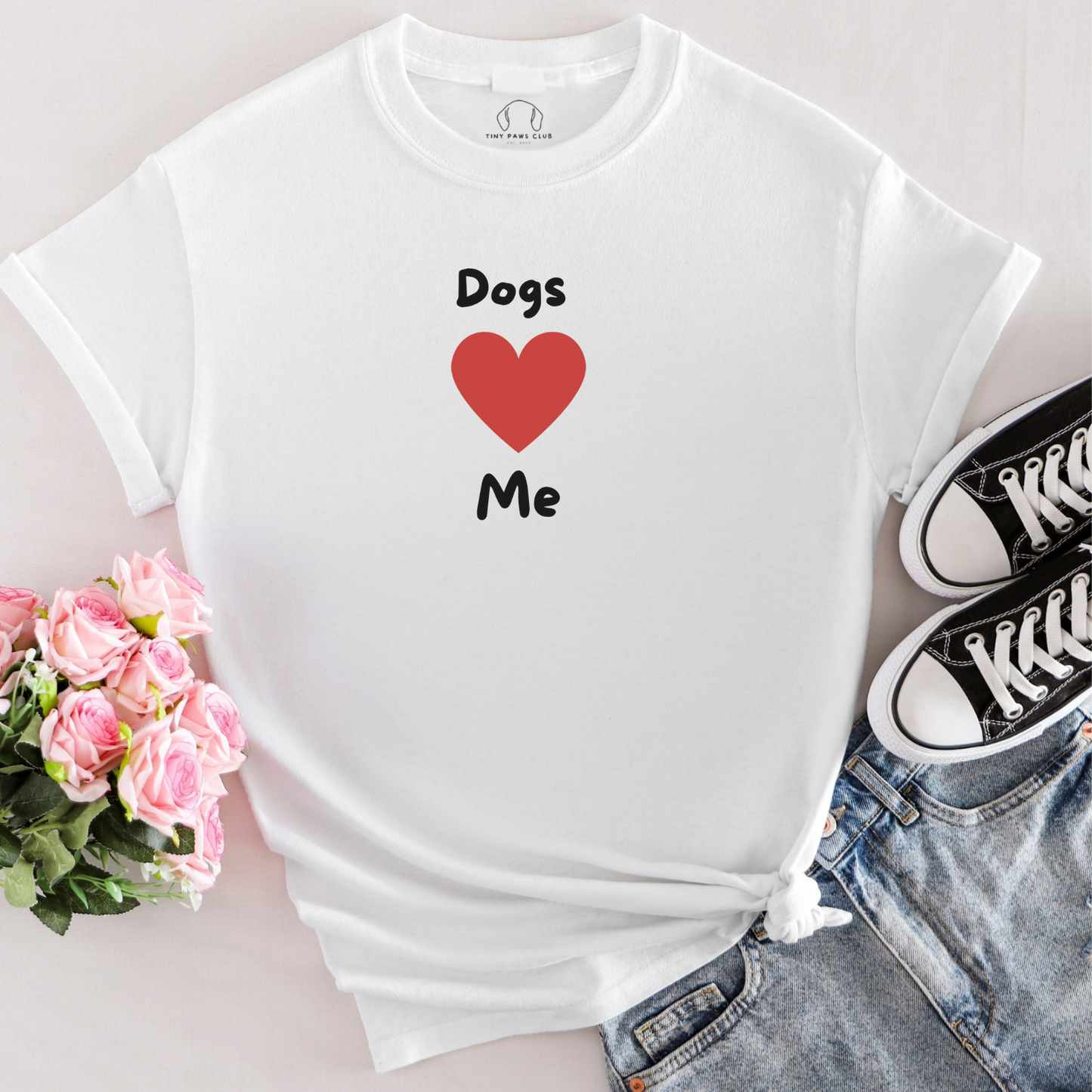 Honden houden van mij T-shirt