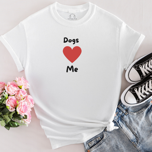 Honden houden van mij T-shirt