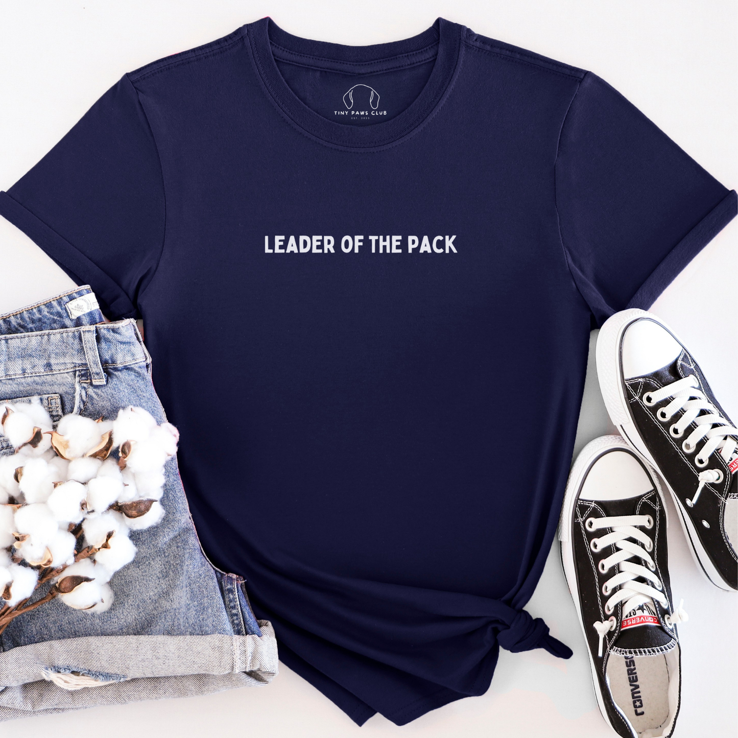 T-shirt simple « Leader de la meute »