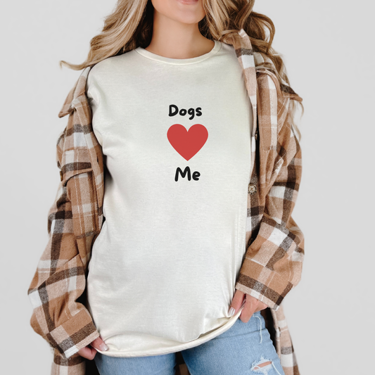 Honden houden van mij T-shirt