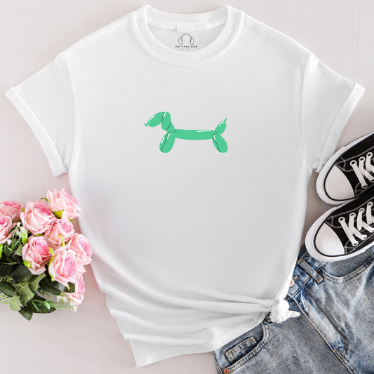T-shirt Teckel Ballon