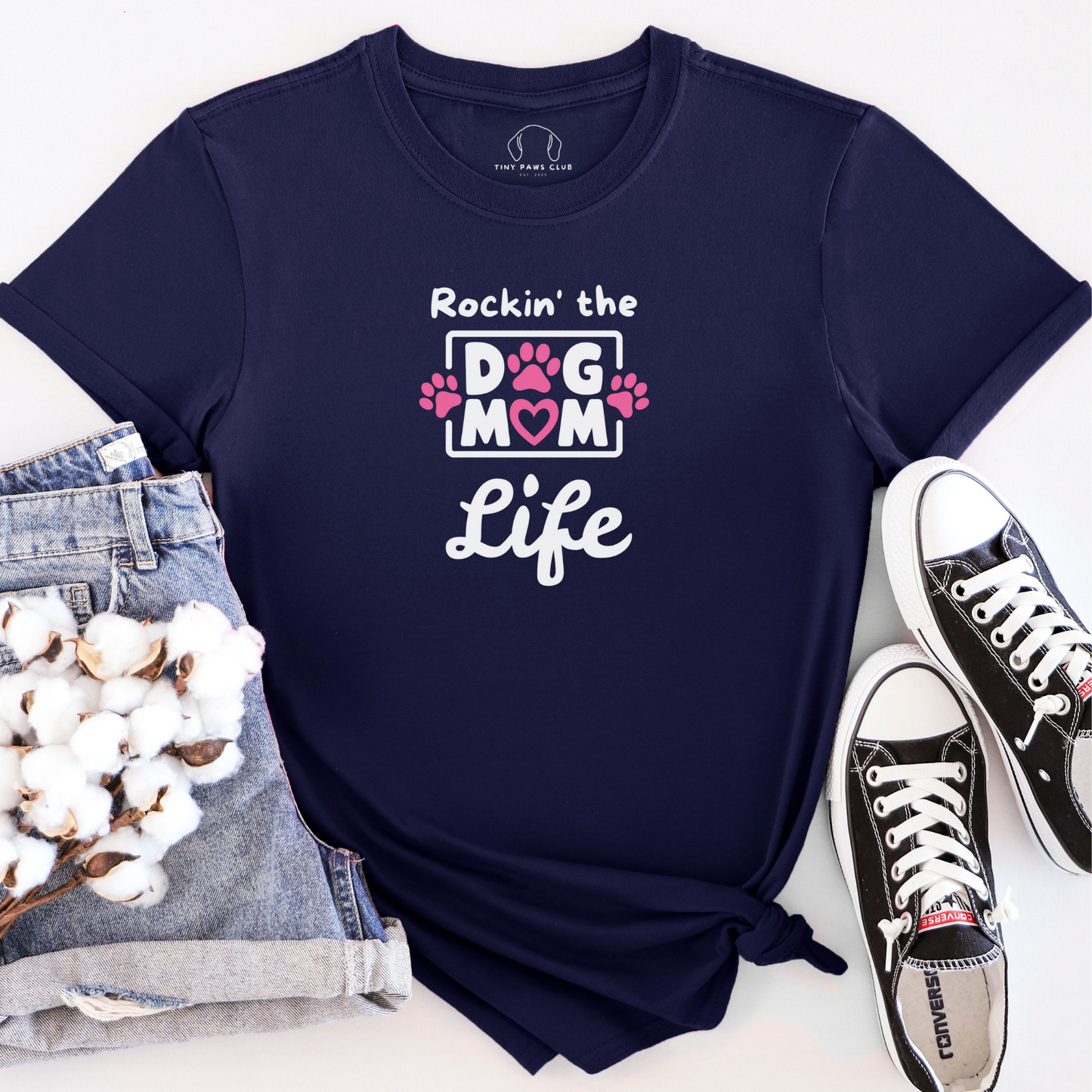 Rockin' the Dog Mom Life T-shirt