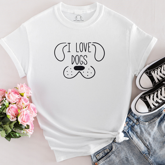 T-shirt J'aime les chiens