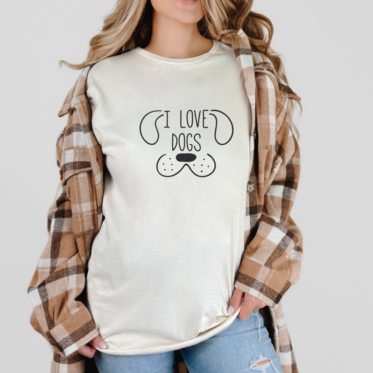 T-shirt J'aime les chiens
