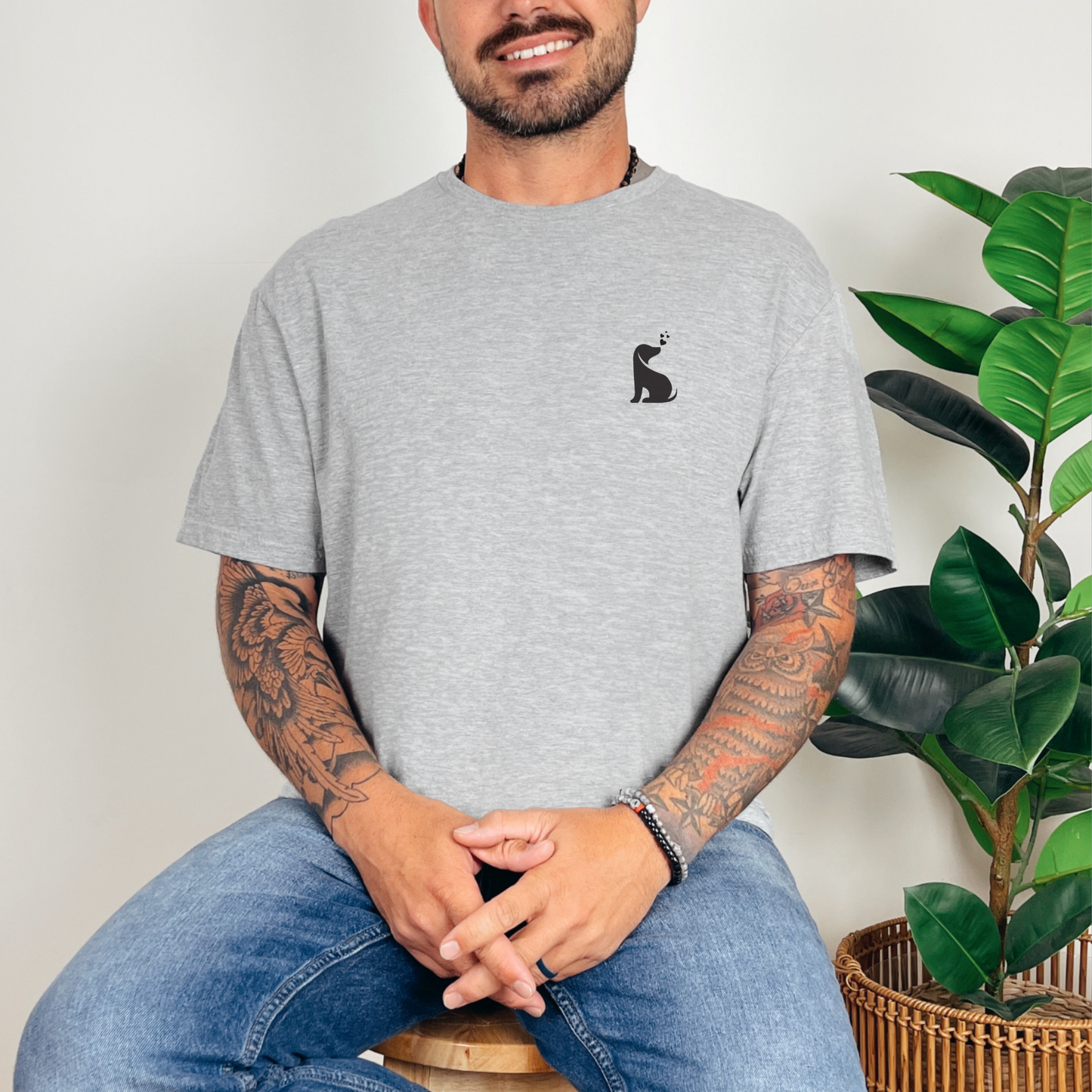 Puppy kust borst T-shirt