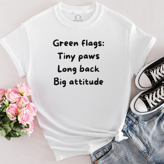 T-shirt drapeaux verts