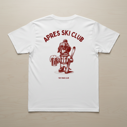t-shirt apres ski club dachshund 