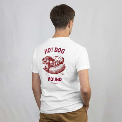 Hot dog hound - bordeaux - dachshund T-shirt