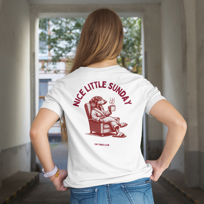 Nice little sunday - bordeaux - dachshund T-shirt