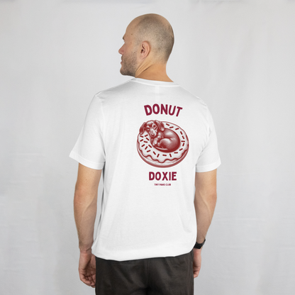Donut Doxie - bordeaux - dachshund T-shirt