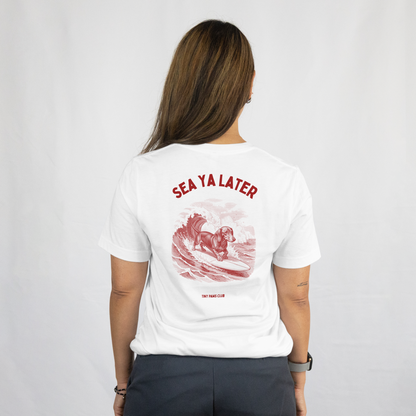 Sea ya later - bordeaux - dachshund T-shirt