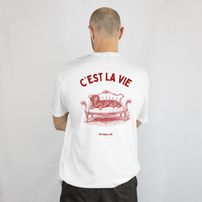 C'est la vie - bordeaux - dachshund T-shirt