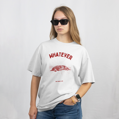Whatever - Front print bordeaux - dachshund T-shirt