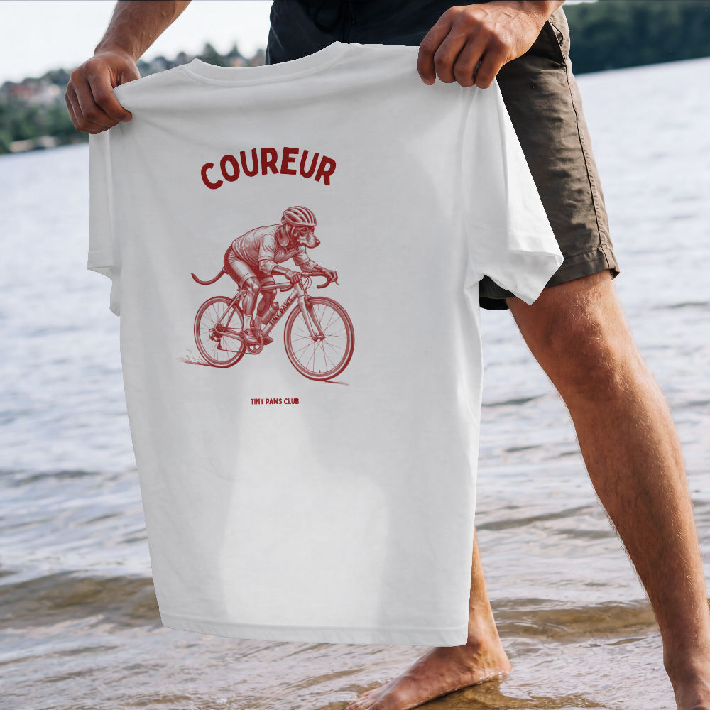 Coureur - Bordeaux - dachshund T-shirt