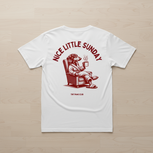 Nice little sunday - bordeaux - dachshund T-shirt