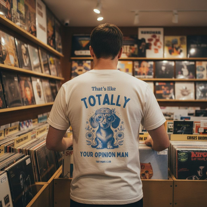 Your opinion - blue - dachshund T-shirt