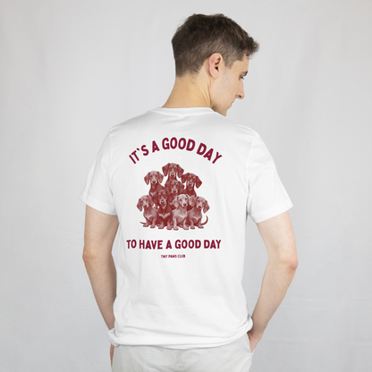 It's a good day - bordeaux - dachshund T-shirt