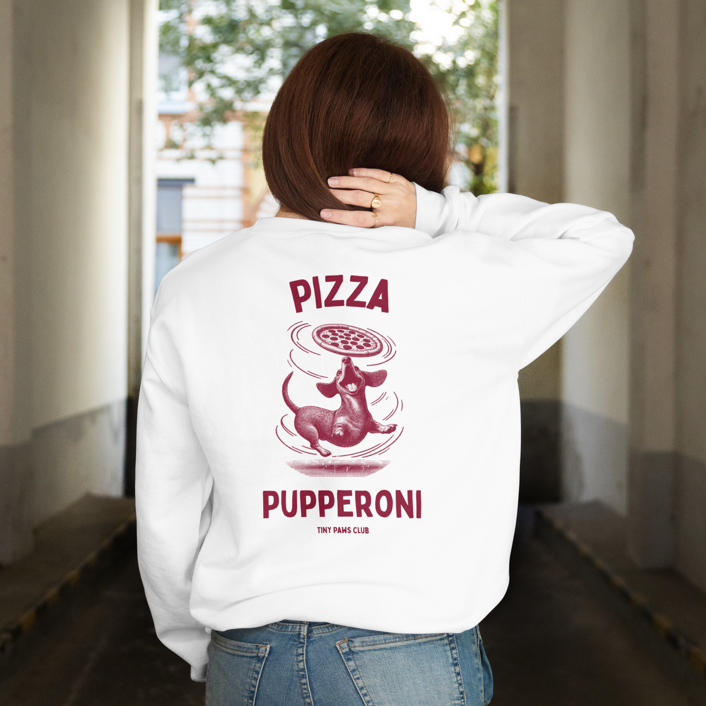Pizza Pupperoni Crewneck Sweatshirt