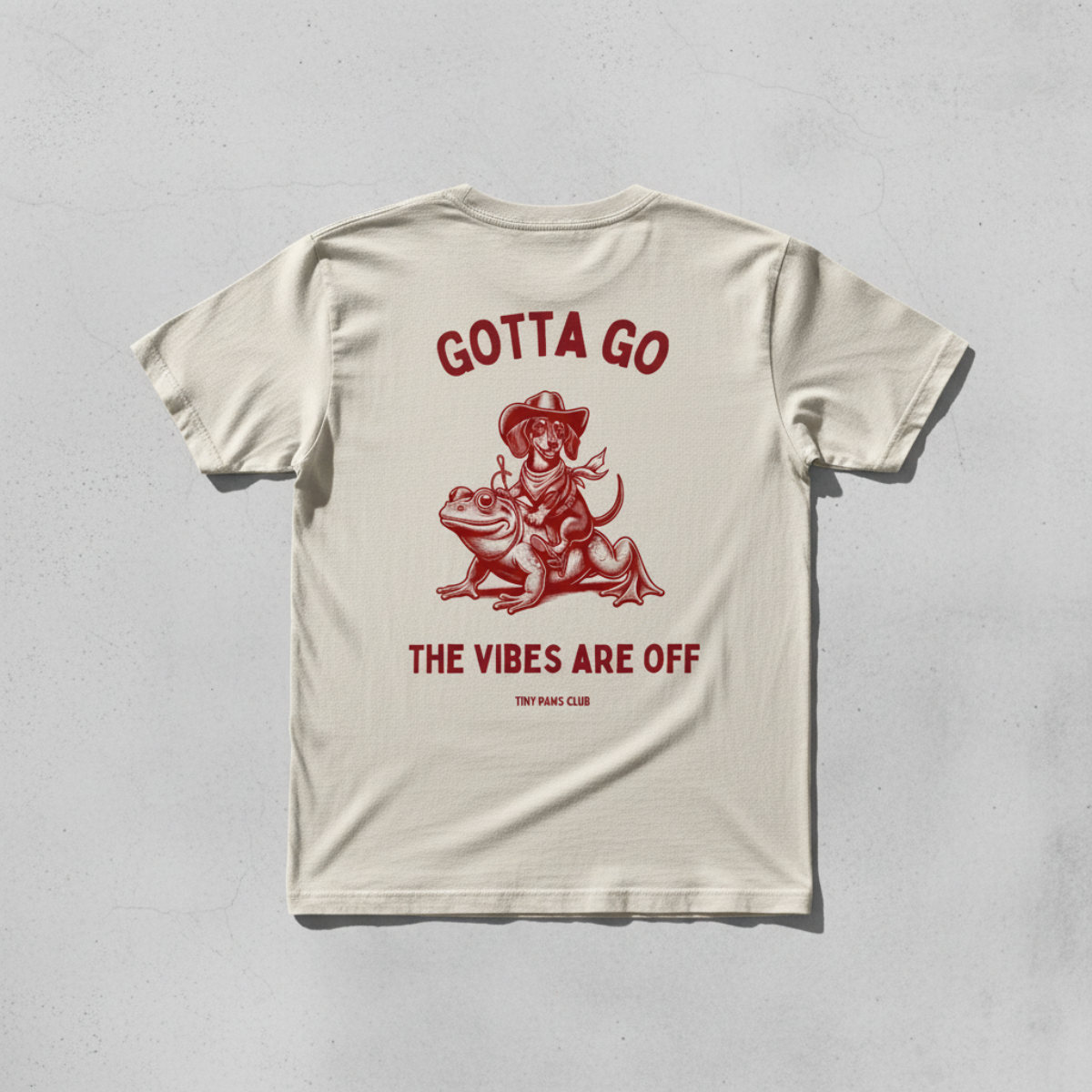 Gotta go - bordeaux - dachshund T-shirt