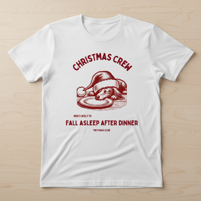 Fall asleep - bordeaux - dachshund T-shirt