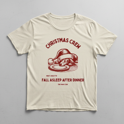 Fall asleep - bordeaux - dachshund T-shirt