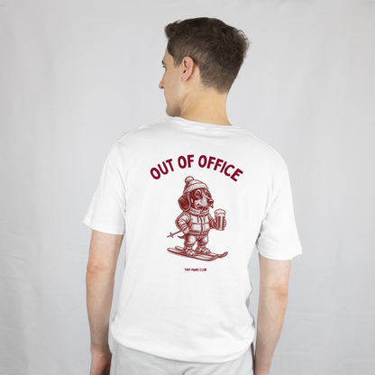 Out of office - bordeaux - dachshund T-shirt